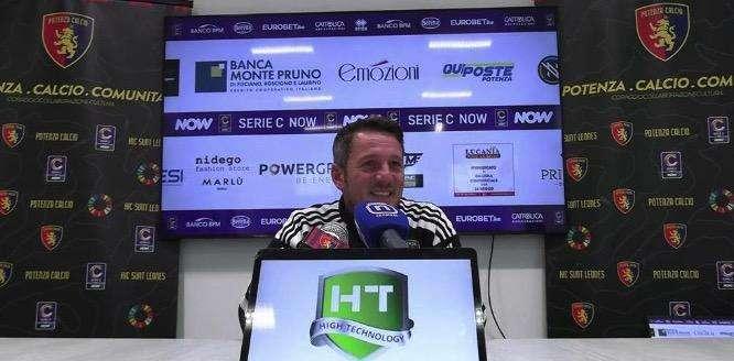 Potenza, mister De Giorgio: "Con il Monopoli è una partita molto difficile ma vogliamo far bene e poi pensare alla Coppa Italia"