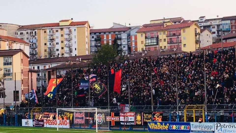 Ecco quanti saranno i tifosi del Potenza presenti a Caserta...