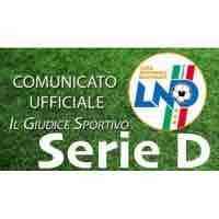Ecco le altre decisioni del giudice sportivo.