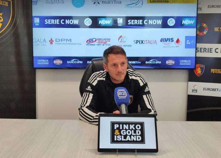 Potenza, mister De Giorgio: "È la partita più importante della mia vita. Dovremo prestare massima attenzione"