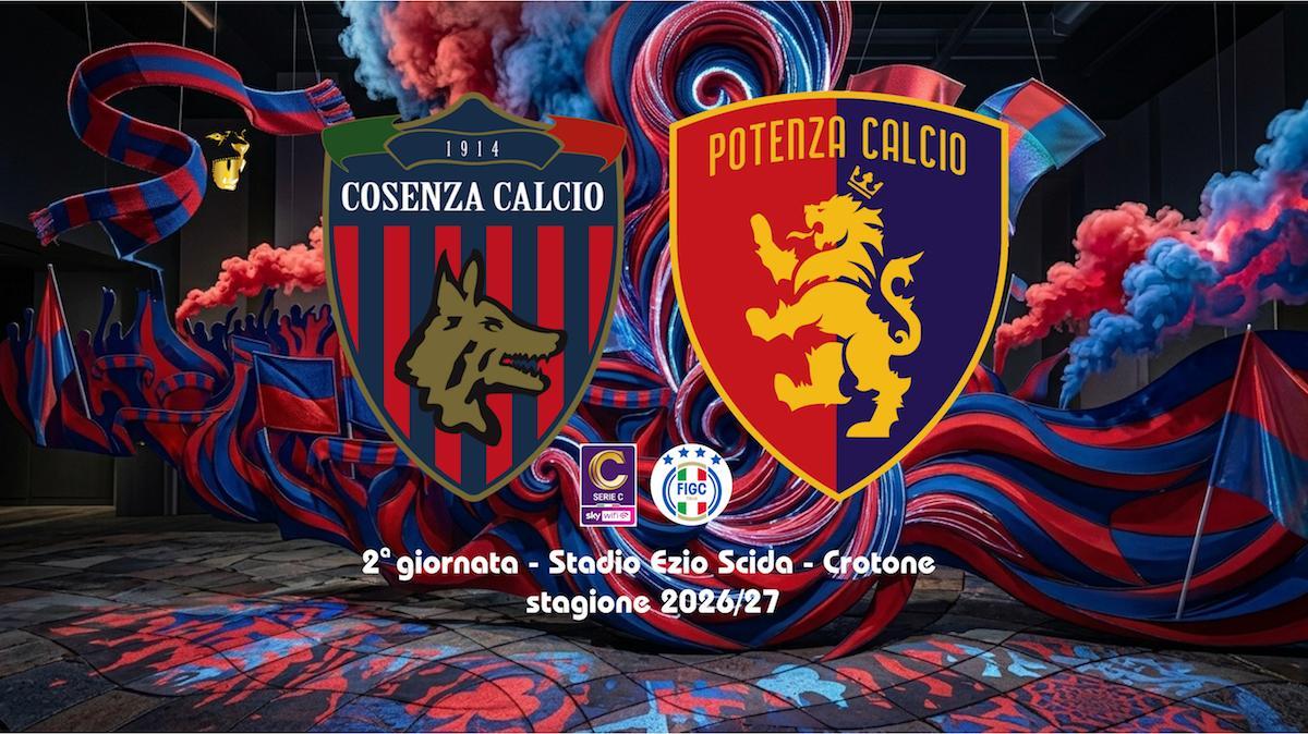 Cosenza-Potenza 1-2. I rossoblù vincono allo scadere