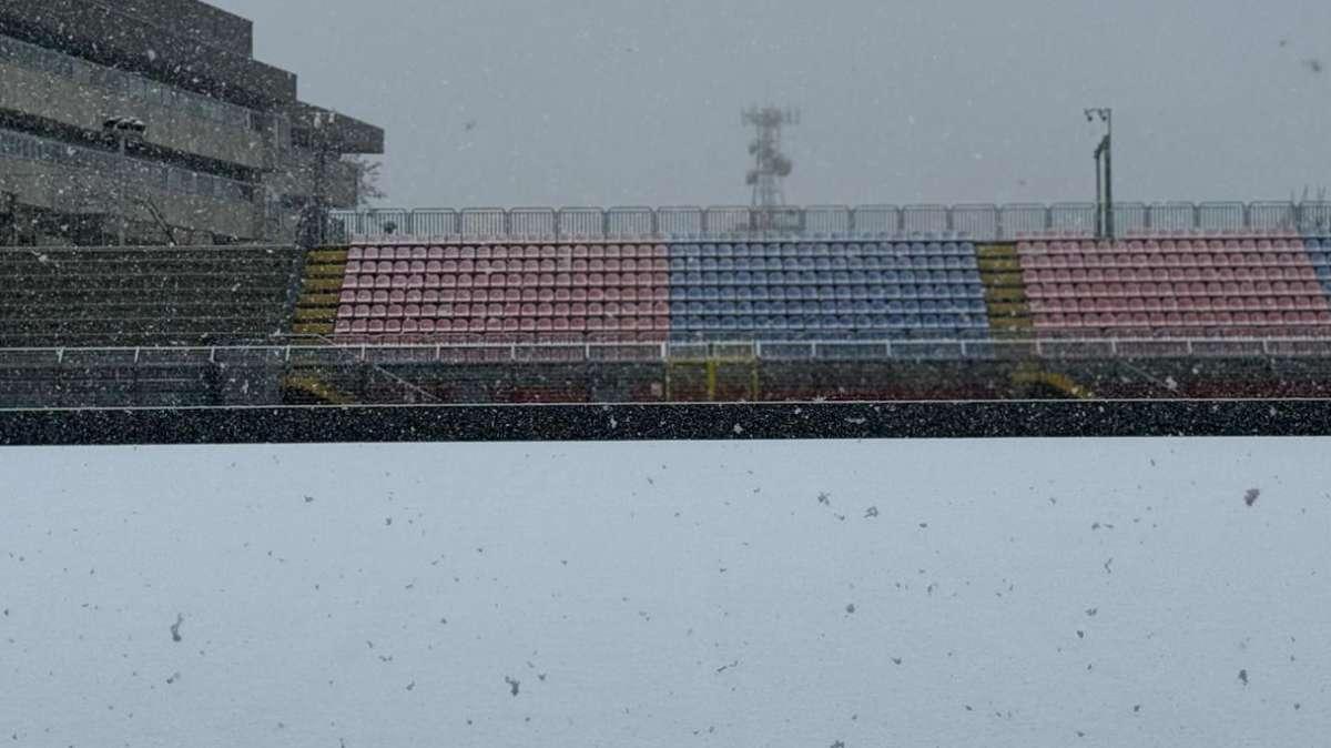 È arrivata la neve, Potenza-Benevento verso il rinvio