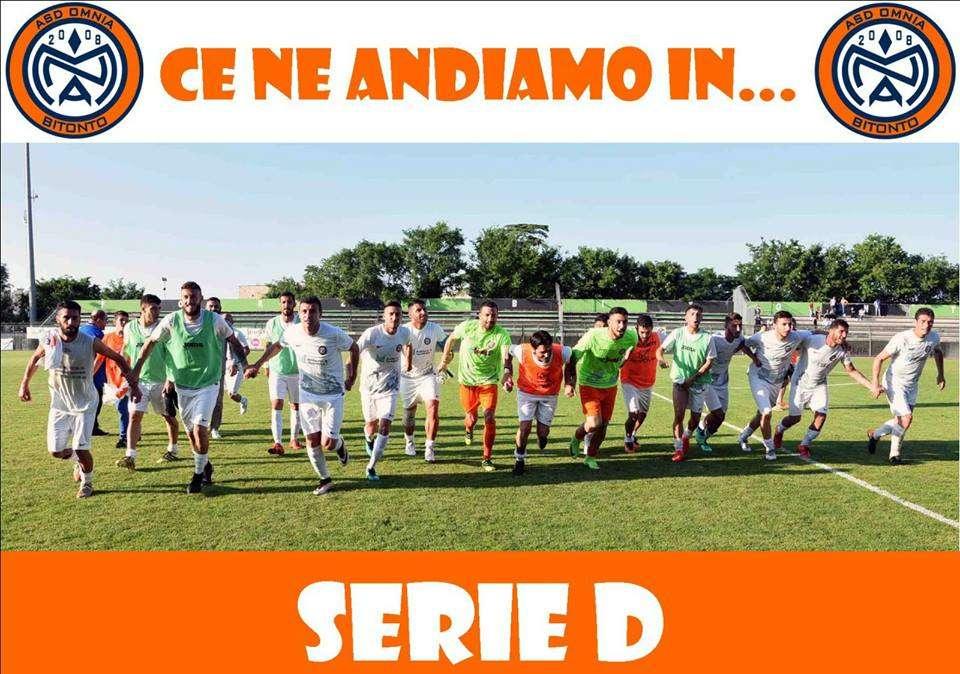 L'Omnia Bitonto sale in Serie D...