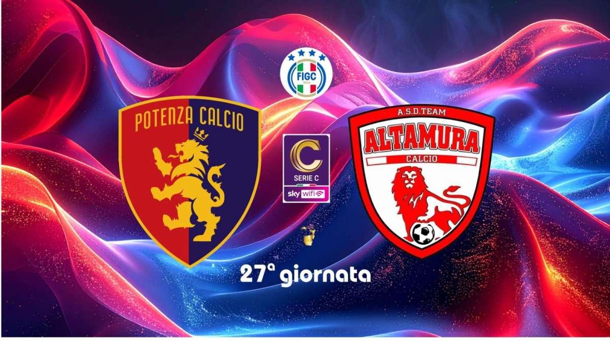 POTENZA-TEAM ALTAMURA, le formazioni ufficiali