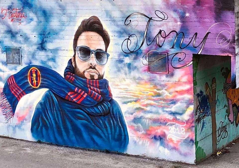 Un murales per Antonio...