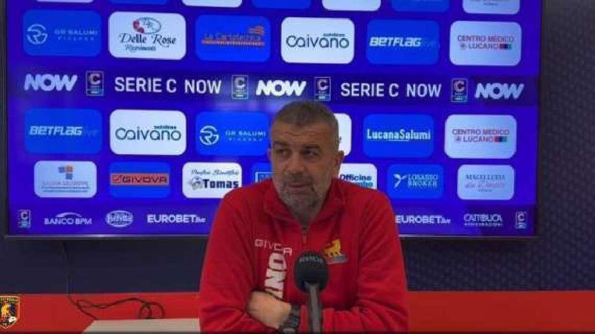 Francesco Tomei allenatore Picerno: "Contro il Latina sarà un match duro e guai a sottovalutare i nostri avversari"