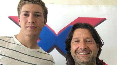 Breza con il presidente Caiata