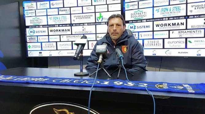 Latina-Potenza, mister Giuseppe Raffaele: "Siamo nel rush finale e oggi era importante non perdere punti. Si è badato più al sodo"