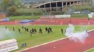 Serie D Girone G, incidenti e feriti prima, durante e dopo il match Cassino-Savoia