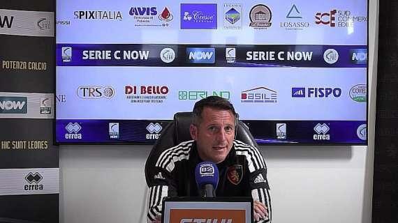Potenza, il tecnico De Giorgio: "Contro la Casertana vogliamo riscattare le ultime due gare"