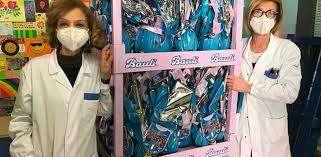 La Figc dona 850 uova cioccolato a piccoli pazienti Bambino Gesù e Umberto I