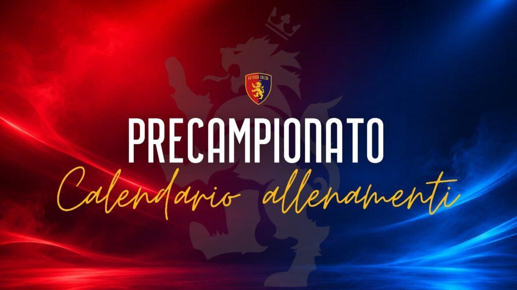 Potenza, il calendario allenamenti precampionato 2026/27