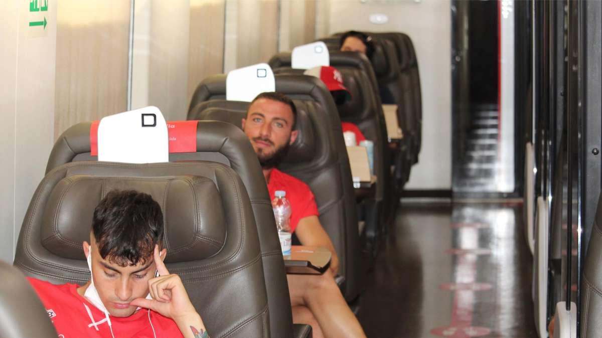 Potenza - Il Potenza è partito da Salerno in treno direzione Reggio Emilia