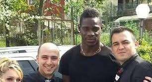 Mario Balotelli a Cava De'Tirreni.