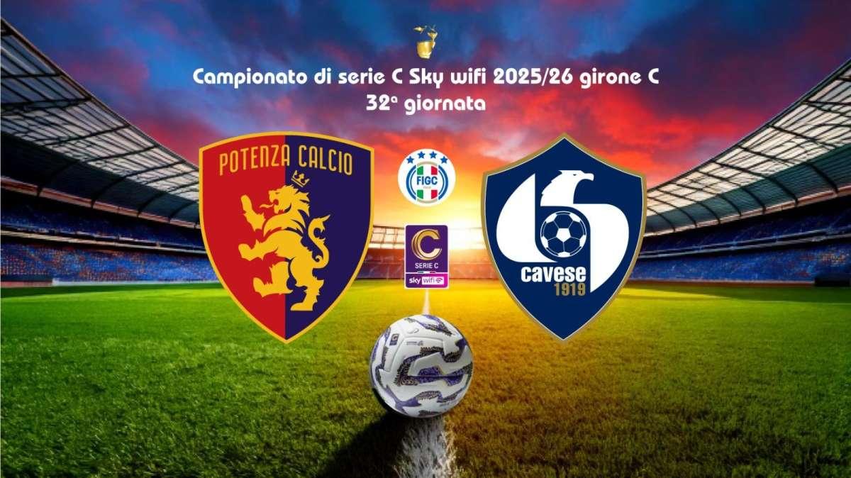 Potenza-Cavese 2-2. Pari pirotecnico al "Viviani"