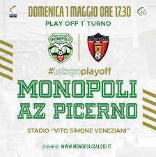 Ecco tutte le info biglietti per la partita play off Monopoli-Picerno