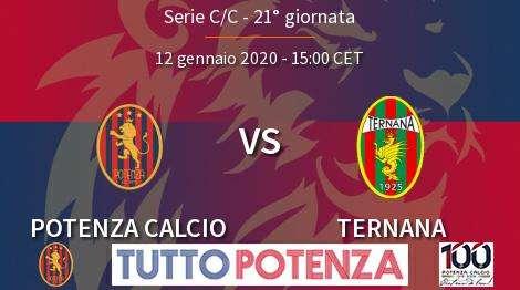 Potenza-Ternana 0-1, il tabellino