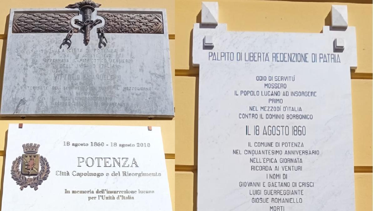 Unità d’Italia, a Potenza 166° anniversario dell’insurrezione contro la Guardia nazionale Borbonica 