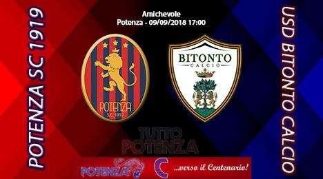 Domenica il Potenza ospiterà il Bitonto per un test amichevole