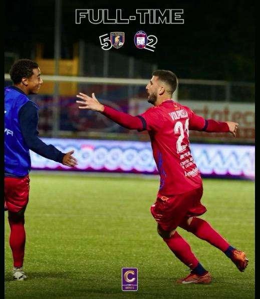 Picerno devastante, 5-2 al Crotone dell'ex Longo