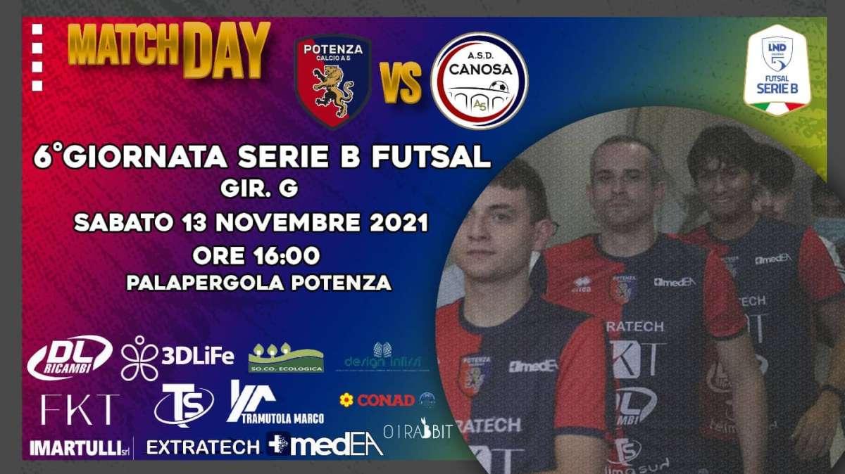 Calcio a 5, al PalaPergola il Potenza C5 ospita la capolista