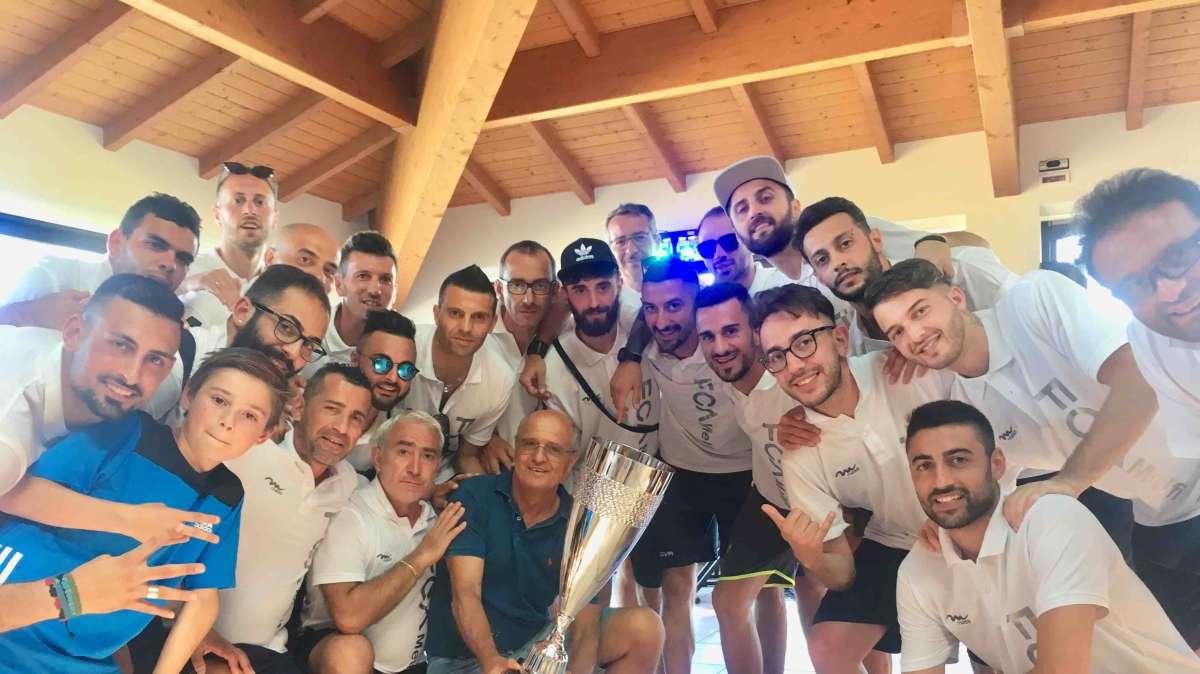Il Trofeo "Clara Agnelli" 2018 alzato dalla Rappresentativa Fca Melfi.