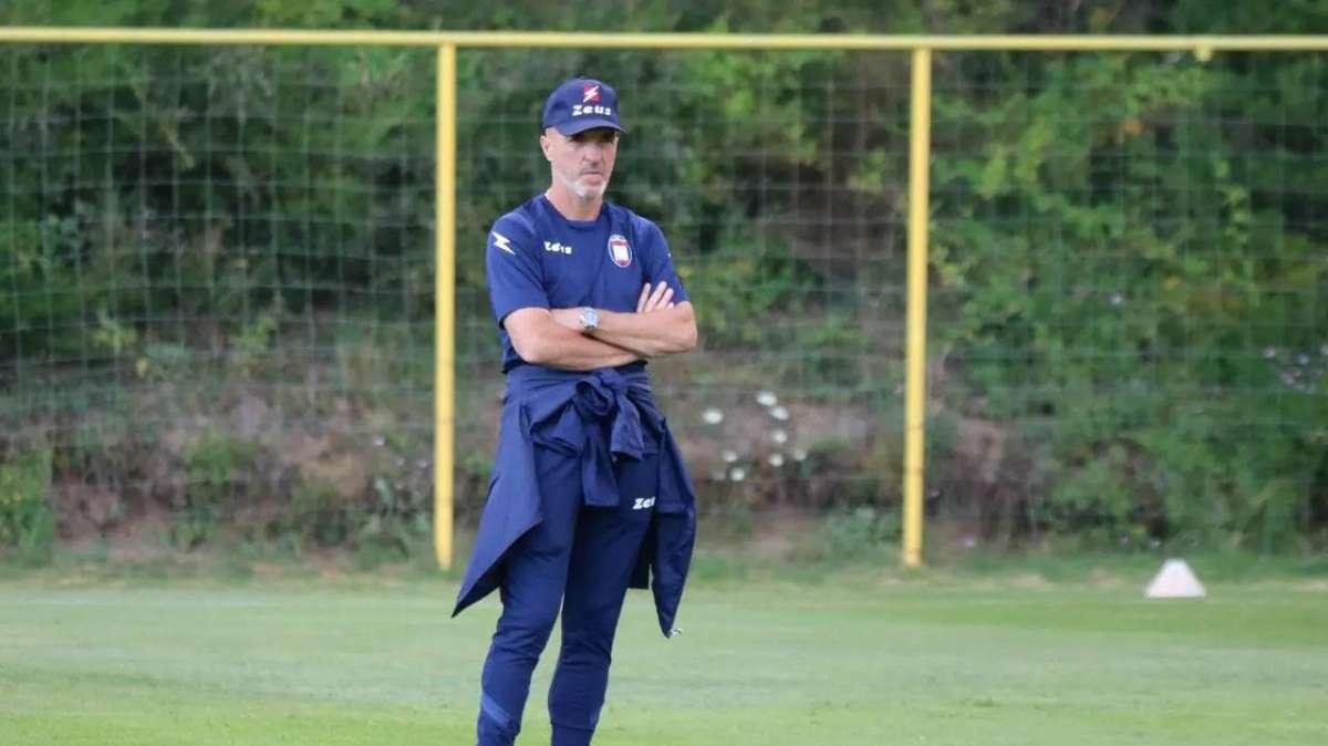 Potenza, il nuovo allenatore Lerda ha svolto il primo allenamento in rossoblù