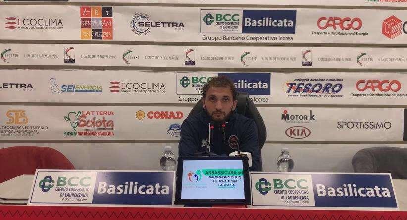 Potenza, Orlando Viteritti: "Felice per il gol all'esordio stagionale, la strada è giusta"