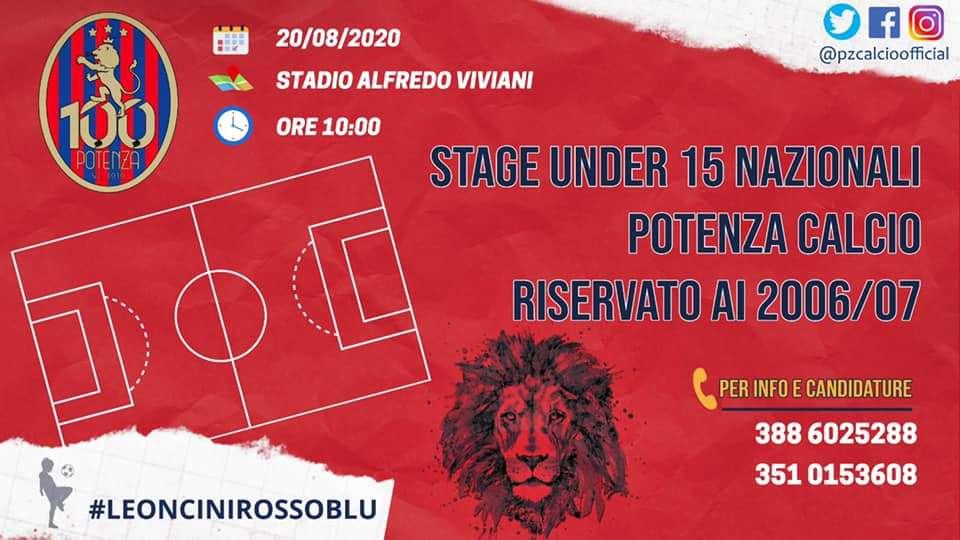 Potenza il 20 agosto stage per i nuovi Leoncini U15