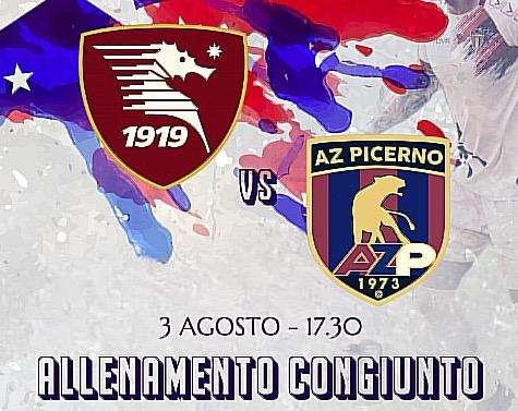 Az Picerno, il 3 agosto allenamento congiunto con la Salernitana