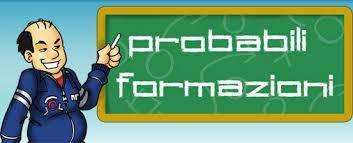 SARNESE-POTENZA LE PROBABILI FORMAZIONI.