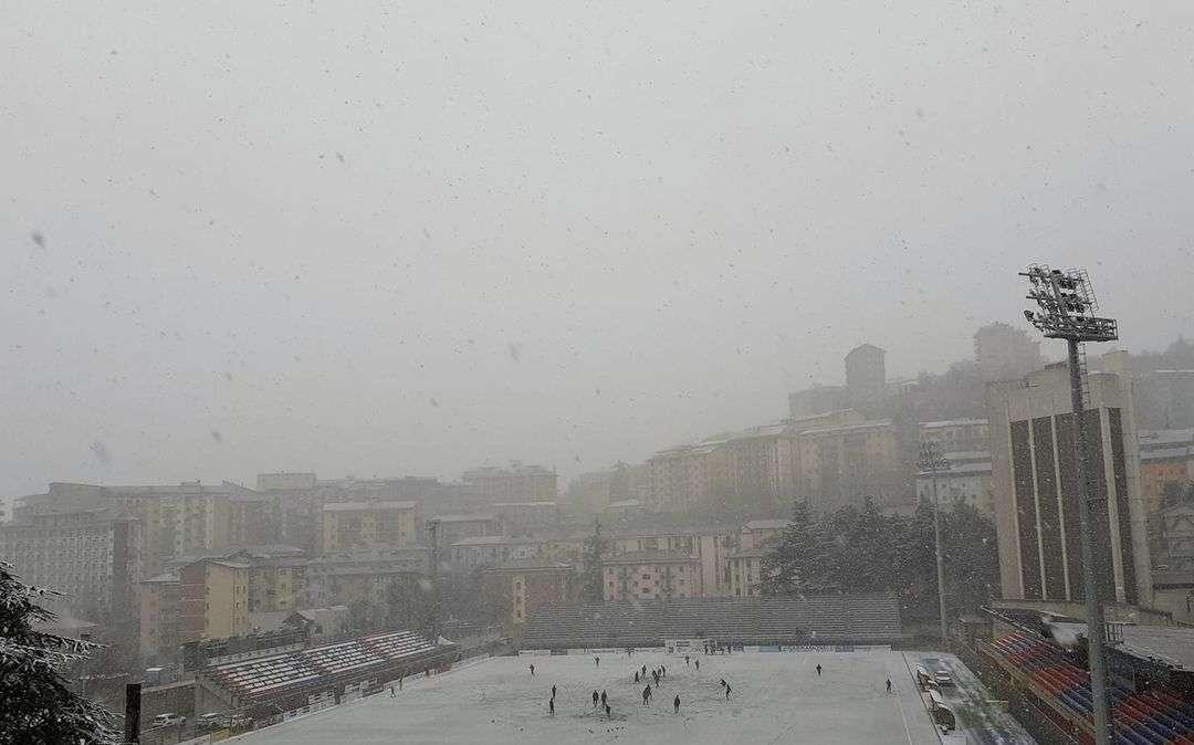 Per il Potenza allenamento sotto la neve