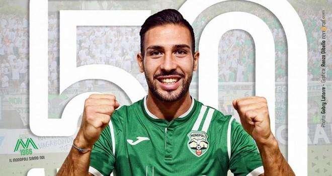 Per Mercadante del Monopoli arriva prima il goal contro il Potenza e poi la laurea.