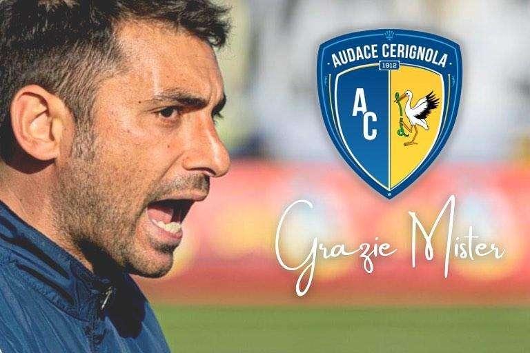 È addio tra l'Audace Cerignola e il tecnico Michele Pazienza