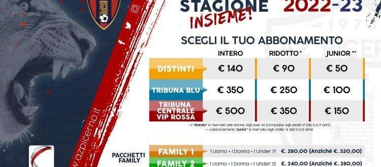 Il Picerno ufficializza la propria campagna abbonamenti