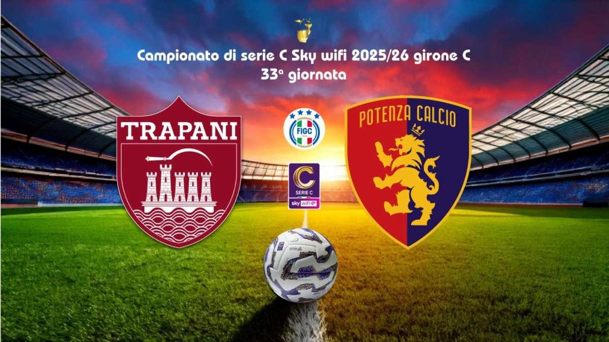 Trapani-Potenza 2-1. Rossoblù immeritatamente ko nel recupero