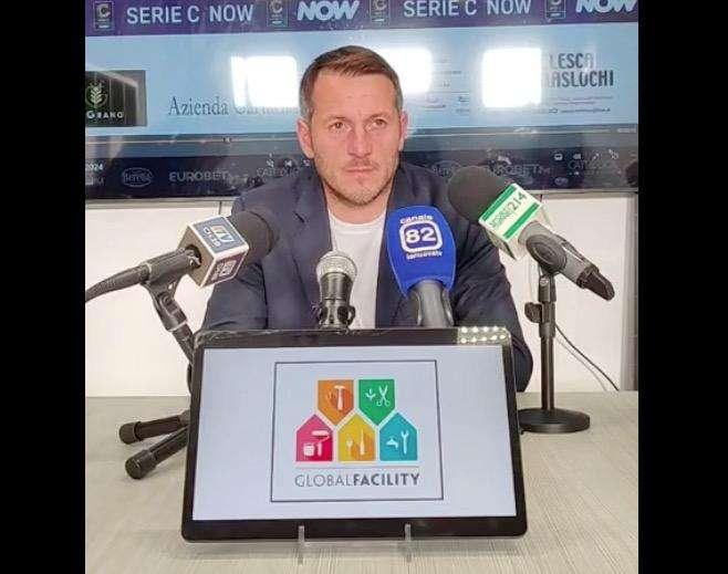 Potenza, l'allenatore De Giorgio: «Sono contento, oggi abbiamo disputato un'ottima partita contro un avversario molto forte»