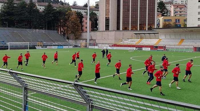 Una fase di allenamento