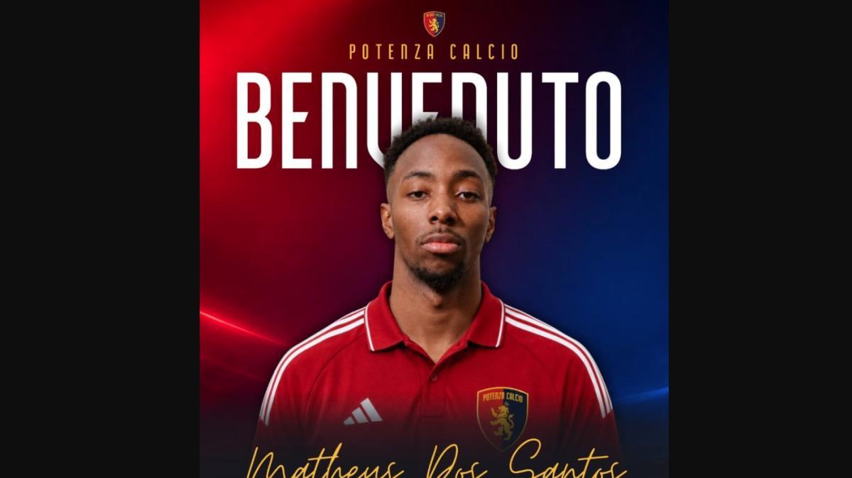UFFICIALE, MATHEUS LUZ PRIVEATO DOS SANTOS NUOVO ATTACCANTE DEL POTENZA CALCIO