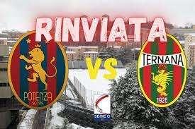 Ecco quando si dovrebbe recuperare Potenza-Ternana
