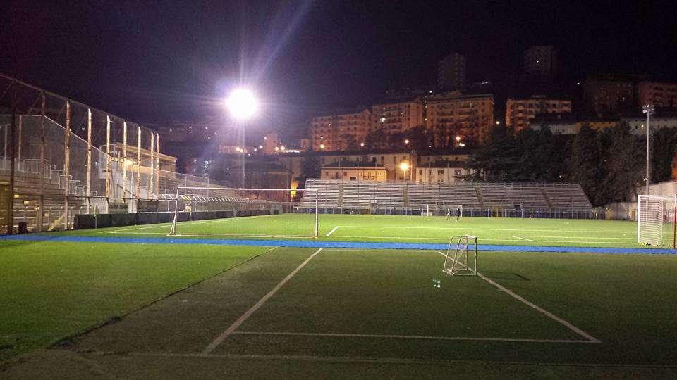 Allenamento serale in vista del Picerno.