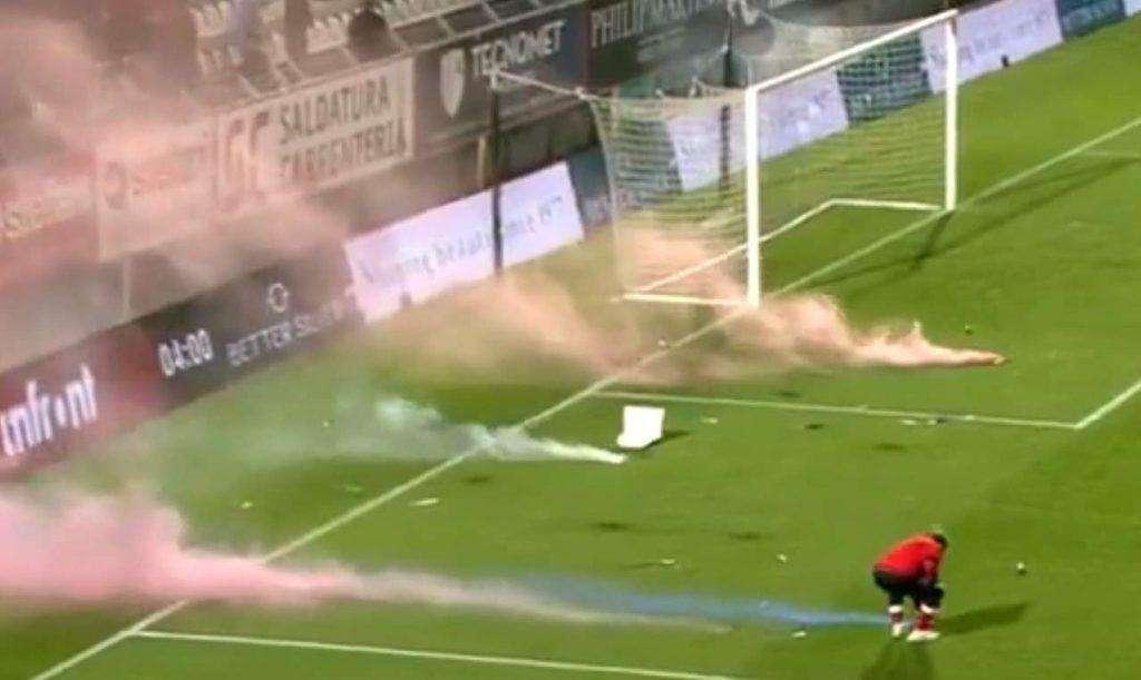 Dopo la partita di Vicenza in casa Taranto piovono multe, denunce e daspo