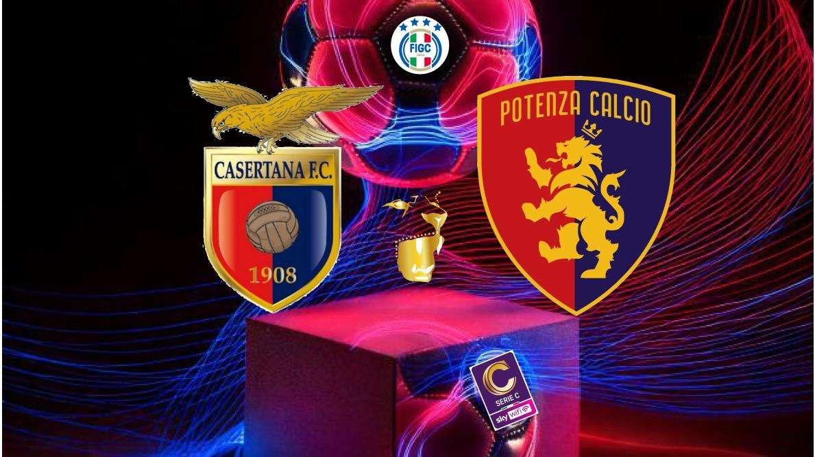 CASERTANA-POTENZA, le formazioni ufficiali