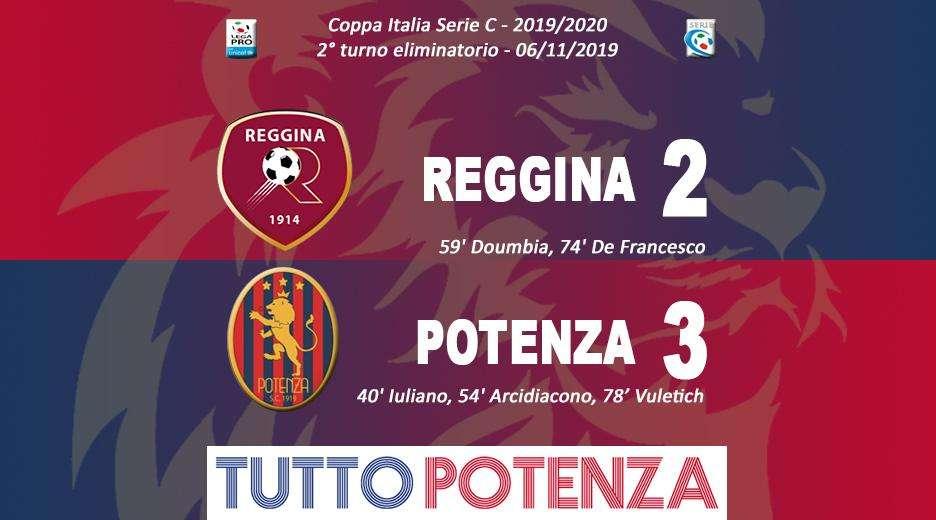 Reggina-Potenza 2-3, ecco il tabellino del match