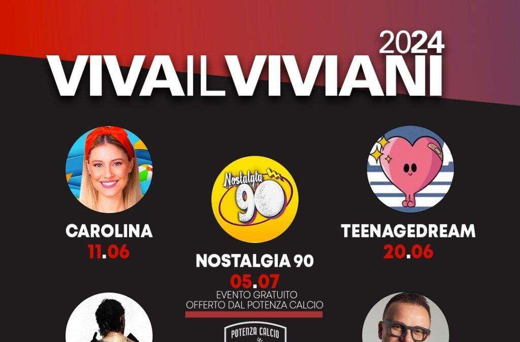 Viva il Viviani 2024,  torna la stagione degli eventi allo stadio Alfredo Viviani di Potenza