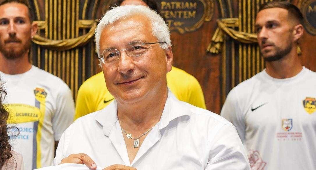 Viterbese, le parole del presidente Romano: "Certi di disputare i playout, sanzionati per aver pagato in ritardo 11.000 euro"