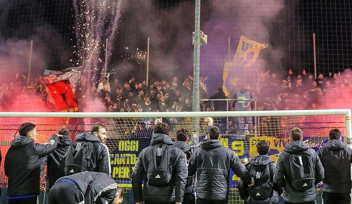 Al ritorno da Potenza per il Cerignola è stata festa grande