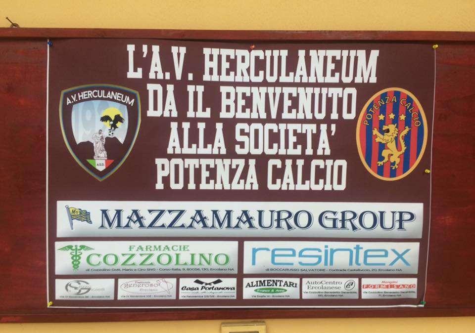Il Benvenuto dell'Herculaneum al Potenza...