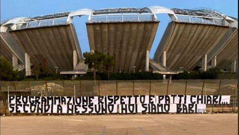 I tifosi del Bari si fanno sentire