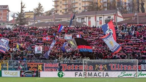 Ecco quanti saranno domani i tifosi del Potenza presenti al "Liguori" di Torre del Greco